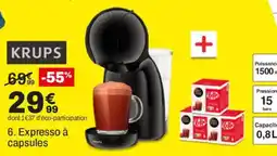 BUT Krups expresso à capsules offre