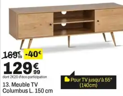 BUT Columbus Meuble TV offre