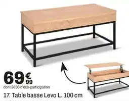 BUT Levo Table basse L. 100 cm offre