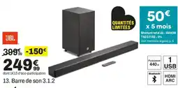 BUT JBL Barre de son 3.1.2 offre