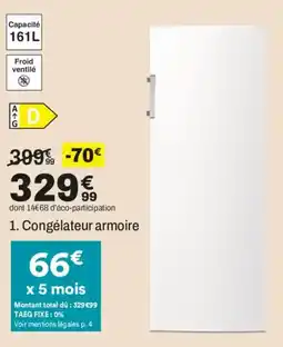 BUT Congélateur armoire offre