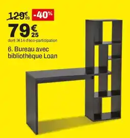 BUT Loan Bureau avec bibliothèque offre