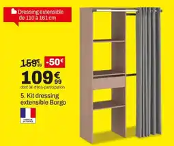 BUT Borgo Kit dressing extensible offre