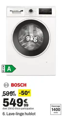 BUT BOSCH Lave-linge hublot offre