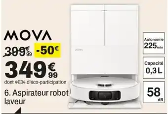 MOVA Aspirateur robot laveur
