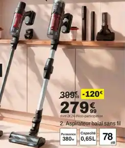 BUT Aspirateur balai sans fil offre
