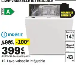 BUT INDESIT Lave-vaisselle intégrable offre