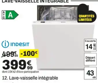 INDESIT Lave-vaisselle intégrable