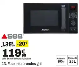 BUT SEB Four micro-ondes gril offre