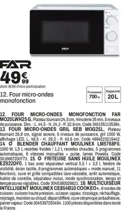 BUT FAR Four micro-ondes monofonction offre