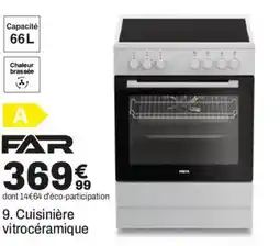 BUT FAR Cuisinière vitrocéramique offre