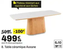 BUT Auxane Table céramique offre