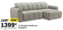 BUT Charles II Canapé méridienne offre