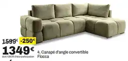 BUT Flocca Canapé d'angle convertible offre
