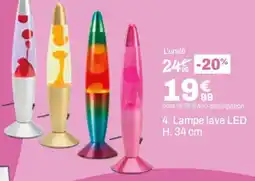 BUT Lampe lave LED offre
