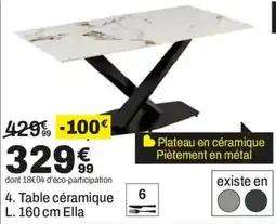 BUT Ella Table céramique offre