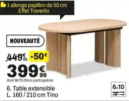 BUT Tino Table extensible offre