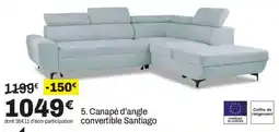 BUT Santiago Canapé d'angle convertible offre