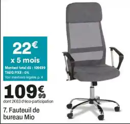 BUT Mio Fauteuil de bureau offre