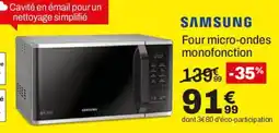 BUT SAMSUNG Four micro-ondes monofonction offre