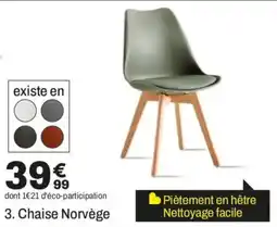 BUT Chaise Norvège offre