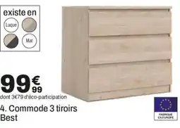BUT Best Commode 3 tiroirs offre