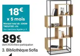 BUT Bibliothèque Sofia offre