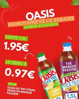 marché frais Géant Oasis Ice Tea offre