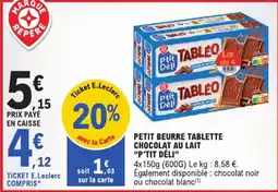 E.Leclerc TABLEO p'tit Déli offre