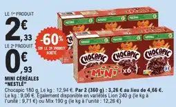 E.Leclerc Nestlé Chocapic offre