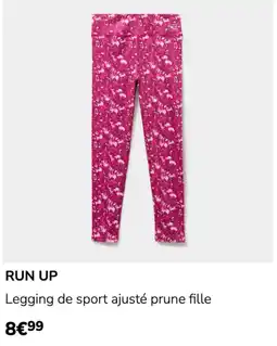 La Halle RUN UP Legging de sport ajusté prune fille offre