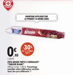 E.Leclerc Tablier Blanc La Brisée offre