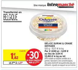 Intermarché Express Odyssée délice surimi & crabe offre
