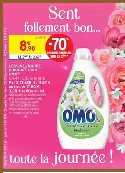 Intermarché Express Omo lessive liquide prendre l'air offre