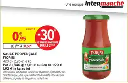 Intermarché Fiorini sauce provençale offre