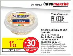 Intermarché Odyssée délice surimi & crabe offre