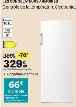BUT Total - congelateur armoire offre