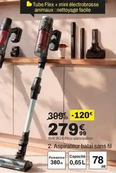 BUT Facile - aspirateur balai sans fil offre