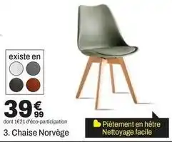 BUT Facile - chaise norvège offre