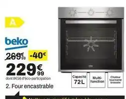BUT Beko - four encastrable offre