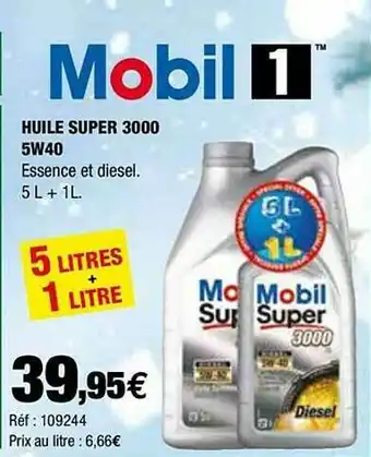 Autobacs Huile Super 3000 5w40 offre