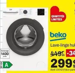 BUT Beko - lave-linge hula offre