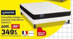 BUT Ensemble matelas + sommier 140x190 cm offre