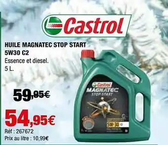 Autobacs Huile Magnatec Stop Start 5w30 C2 offre