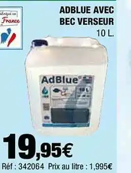 Autobacs Adblue Avec Bec Verseur offre