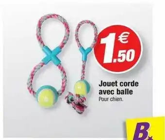 Bazarland Jouet Corde Avec Balle offre