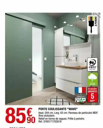 Brico Dépôt Porte Coulissante offre