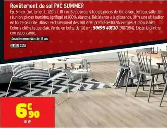 Bricorama Revêtement De Sol Pvc Summer offre