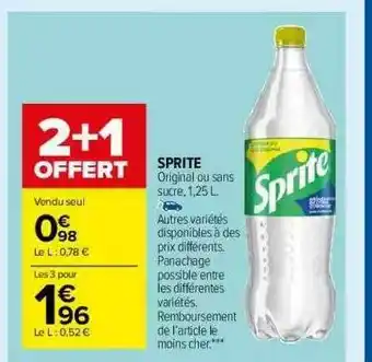 Carrefour Market Sprite offre