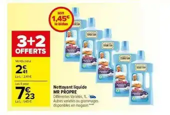 Carrefour Market Nettoyant Liquide Mr Propre offre